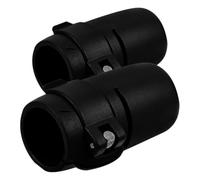 ORFOFE 2pcs Paddle Clamp for Canoes, Sturdy PVC Deck Mounted Buckle | Black Finish, Universal Fit for Paddle Use, Tight Grip Design, Built to Last for Water Sports