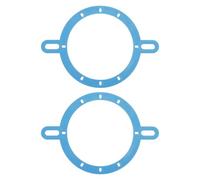 ORFOFE 2pcs Plastic Speaker Spacer Adapter Rings for 3.5" and 4" Car Door Audio Speakers Sturdy DIY Friendly Mounting Brackets and Car Audio Modifications
