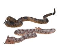 ORFOFE 2pcs Realistic Snake Soft Tpr Rubber Figurines for Halloween Pranks Outdoor Adventures Home Decor with Lifelike Flexible Design Easy to Clean