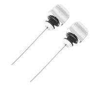 ORFOFE 2pcs Side Mount Toilet Tank Lever Plastic Flush Handle Replacement for Home Hotel Bathrooms Water-Saving Compatible with Various Toilet Tanks