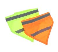 ORFOFE 2pcs Spot The Dog Soft Breathable Reflective Dog Scarf Fashionable Bandana for Pet Safety