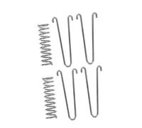 ORFOFE 2pcs Stainless Steel Dog Leash Shock Absorber Springs for Large Dogs Bungee Extension with Shock Absorbing Function for Comfortable Pet Walking and Versatile Outdoor Camping Use