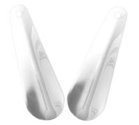 ORFOFE 2pcs Stainless Steel Short Handle Shoehorns for Men Women Seniors Lightweight Shoe Horns for Easy Comfortable Shoe Wearing Mobility Aid Footwear Accessories