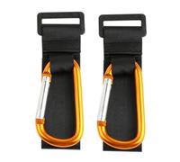 ORFOFE 2pcs Stroller Hooks Non-Slip Clips Organizer for Pram and Buggy Lightweight Portable Heavy Duty Hanging Hooks for Parents