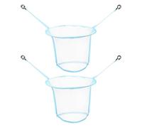 ORFOFE 2Pcs Tent Hanging Ball Baskets for Playing House, Soft Mesh Ball Pit Baskets for ’S Indoor Outdoor Play and Training Games