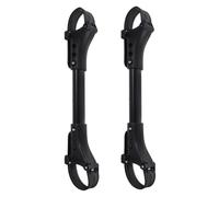 ORFOFE 2pcs Twin Stroller Connectors Pram Connector Clips for Outdoor Use Reliable Dual Stroller Adapter to Join Two Single Prams Black