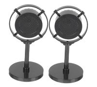 ORFOFE 2pcs Vintage Microphone Props Retro Style Fake Microphone Model Toy for Live Streaming Photography Bar Party Decor and Simulation Shooting