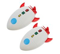 ORFOFE 2Pcs Wind Up Rocket Bath Water for Safe Plastic Swim Pool Bath for Shower Gift Enhances Athletic Ability with Clockwork Swim Function