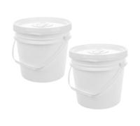 ORFOFE 2pcs Wipes Container Plastic Storage Bucket with Lid Portable Large Capacity Wipe Holder for Car and Bathroom Multipurpose Wet Paper Towel Dispenser