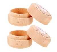 ORFOFE 2pcs Wooden Tooth Keepsake Box Tooth Holder for Boys and Safe Reusable Storage Organizer with Elegant Modern Design for Lost Deciduous Collection