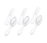 ORFOFE 3 Sets Brush Comb Head Massager Hair Care Kit for Newborns Soft Scalp Massage Prevent Cradle Cap Grooming Essentials for Boys
