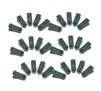 ORFOFE 30PCS Christmas Tree Candle Clips for Flameless LED Lights Spring-loaded Plastic Candlestick Holders with Secure Clip Design Easy Installation Decorative Taper Mounts for Advent