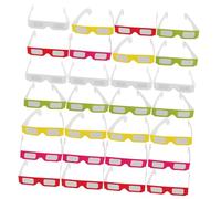 ORFOFE 30pcs Glasses Rainbow Colorful Movie Glasses Party Favors Classroom Rewards Valentines Birthday Supplies with Dazzling Visual Effects