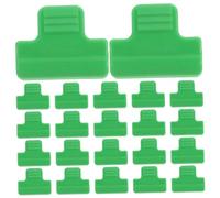 ORFOFE 30pcs Green Garden Clips for Greenhouse Hoops Plastic Clamps for Plant Cover Sunshade Net Grow Tunnel Support Frame Secure Film Fixing Clips for Versatile Gardening Use