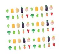 ORFOFE 30pcs Vegetable Resin Charms Lightweight Hypoallergenic Food Pendants for DIY Necklace Bracelet Earrings Jewelry Making Realistic Potato Corn Carrot Pepper Designs
