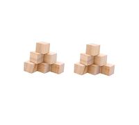ORFOFE 36pcs Mini Wooden Craft Cube Blocks Smooth Solid Wood Square Cubes for DIY Arts and Crafts Projects for Boys