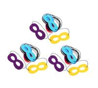 ORFOFE 36pcs Superhero Eye Masks with Adjustable Elastic Bands Soft Breathable Fabric Vibrant Carnival Costume Masks for Birthday Parties Holiday Events and Role Play Dress Up