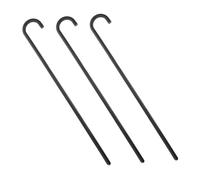 ORFOFE 3pcs Black Magician Wand Dance Cane for Safe Lightweight Walking Stick Props for Party Halloween Costume Accessories with Realistic Design
