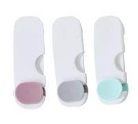 ORFOFE 3pcs Boy Girl Locks for Cabinets Pinch Safety Latch Cabinet Lock No Tool Installation
