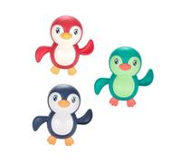 ORFOFE 3Pcs Clockwork Floating Bath for Colorful Bathtub Swimming Penguin Educational Wind-up Animal for Boys and Bath Fun