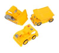 ORFOFE 3pcs Construction Car Set with Dump Truck Mixer Cement and Excavator for Boys Realistic Vehicle Playset for Outdoor Fun and Motor Skill Development
