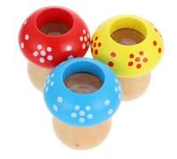 ORFOFE 3pcs Mushroom Kaleidoscope Educational for Color Cognition Early Learning Plaything Safe Creative Prism for Interaction and Imagination Development Random Color