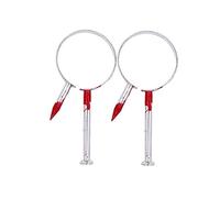 ORFOFE 3pcs Nail Through Prop for Halloween Party Creative Bloody Headband for Pranks Costume Accessory for April Fool Day Cosplay Events