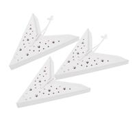 ORFOFE 3pcs Nine Pointed Star Paper Lantern Shades Christmas Hanging Ornaments for Weddings and Home Decor Create Romantic Atmosphere Stylish Decorations