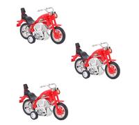 ORFOFE 3Pcs Pull-back Inertia Motorbike for Lightweight Simulation Vehicles in Random Colors Use Energy-saving Play Motor Bikes for Boys Random Color