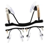 ORFOFE 3PCS Rimless Glasses Nose Bridge Replacement Pads Single Hole Hanging Beam for Frameless Eyewear Comfort Soft Nose Pads Repair Accessories