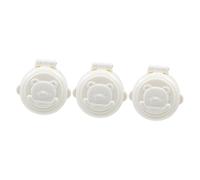 ORFOFE 3Pcs Safety Button Covers for Washing Machine Adhesive Button Cover Locks Proofing Protection with Cartoon Design Easy Install No Tools Needed