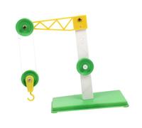 ORFOFE 3PCS School Pulley Model Kit with Sturdy Brackets for Primary Physics Experiments Early Education Demonstrating Mechanics Work Force Energy Concepts Safe Smooth Design Random Color
