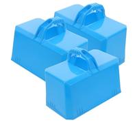 ORFOFE 3pcs Snow Brick Maker with Handle Moulds for Winter Snow Forts and Summer Beach Castles Easy to Carry Outdoor Random Color