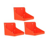 ORFOFE 3pcs Thickened Livestock Salt Block Holder Tray for Cattle and Sheep Feeding, Salt Brick Licking Box with Small Holes, Sturdy Nutrition Lick Brick Feeder for Farm Use