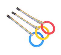 ORFOFE 3pcs Toddler Child Leash with Comfortable Grip and Safety Features, Plastic and Fiber Walking Rope for Preschoolers, for Kindergartens and Outdoor Walking Activities