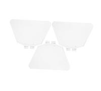 ORFOFE 3pcs Transparent Grinder Eye Shield Replacement Kit for Bench Grinders Fit Protective Dust Cover Easy to Install Safety Guard Accessories for Clear View and Workspace Cleanliness
