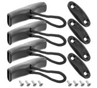 ORFOFE 4 Pieces Kayak T-Handle Pull Handles with Rope Canoe Carrying Handle Replacement Kit for Kayak Paddle Marine and Kayaking Accessories for Easy Transport