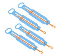 ORFOFE 4 Sets DIY Spring Balance Scales for Plastic Science Experiment Spring Measuring Weight Tool Educational Assembly Model for Early Learning and Development