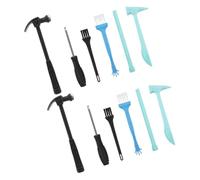 ORFOFE 4 sets Excavation Kit with Digging Tools for Archaeology Play Educational Dinosaur Digging Brush Hammer for Fine Motor Skill Development and Creativity