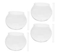 ORFOFE 4 Sets Japanese Wind Chime Kit with Glass Dome and Tubes DIY Painting Craft Supplies for Garden Balcony Patio Outdoor Decor Sturdy Glass Components for Creative Windchimes