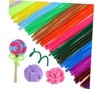 ORFOFE 400 Pcs Twist Stick Craft Chenille Stems Flexible Fuzzy Crafting Sticks for DIY Projects Home Decorations Vibrant Colors Quantity