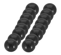 ORFOFE 400pcs Black Flat Bottom Plastic Safety Doll Eyes for Round Craft Eyeballs for Crochet Stuffed Animals DIY Handmade Doll Making Supplies with Secure Attachment