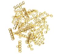 ORFOFE 40Pcs Alloy Charms for DIY Jewelry Making Vintage Hollow Pendants Connectors for Bracelets Necklaces Crafting Accessories with Antique Gold Finish