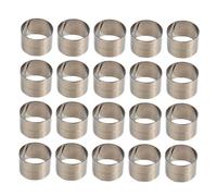 ORFOFE 40pcs DIY Slap Bracelet Kit with Stainless Steel Inner Blank Snap Bands for Crafting Wristbands Versatile Accessories for Handmade Crafts Decorations and Party Favors