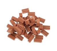 ORFOFE 40pcs Miniature Brick Models for DIY House Building Creative Simulation Bricks for Adults Safe Pottery Clay for Model Architecture Garden Display