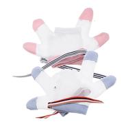 ORFOFE 4pairs Anti-Sucking Gloves Thumb for Breathable Cloth Design to Prevent Finger Sucking and Scratching Comfortable Fit for Newborns