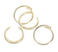 ORFOFE 4pcs Adjustable Toe Rings for Women Open Foot Rings Summer Beach Jewelry Set 14K Rhinestone and Smooth Waterdrop Design Comfortable Boho Style