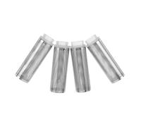 ORFOFE 4pcs Aquarium Filter Mesh Covers Stainless Steel Intake Strainer Guards for Fish Tank Pumps Preventing Debris and Small Creatures In Suitable for Various Aquariums