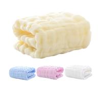 ORFOFE 4pcs Baby Cotton Washcloths Highly Absorbent Six-Layer Infant Towels Machine Washable Soft Baby Shower Towels for Birthday Party and Special Occasion