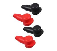 ORFOFE 4pcs Battery Terminal Covers Insulated PVC Protectors for Rv Boat Auto Positive Negative Terminals Prevent Short Circuit and Wear Caps